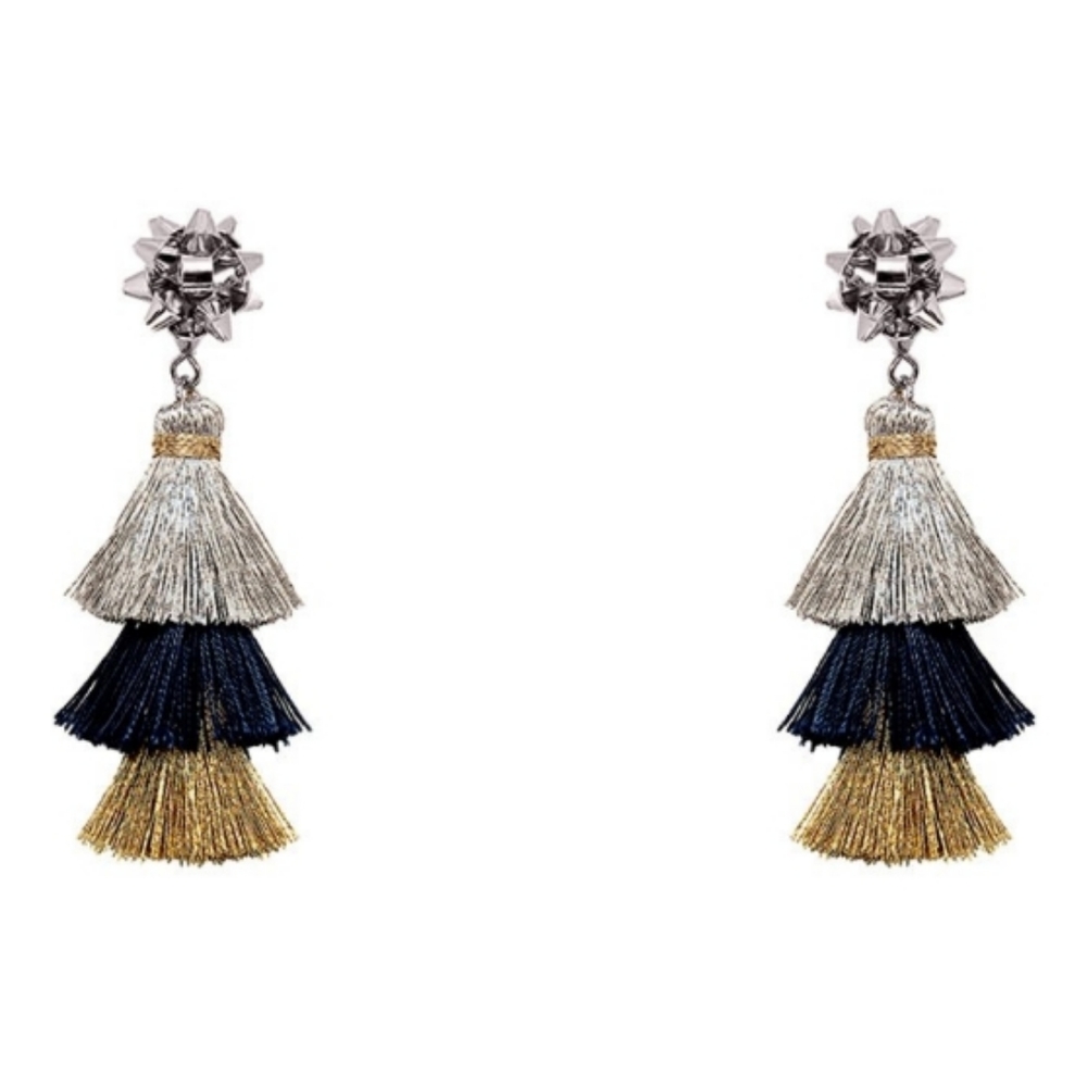 Bow Tassel Earrings